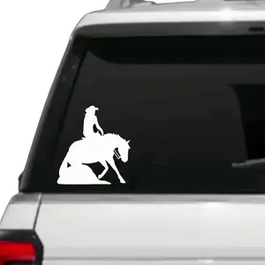 Reining Horse Decal for Car and Truck Decoration