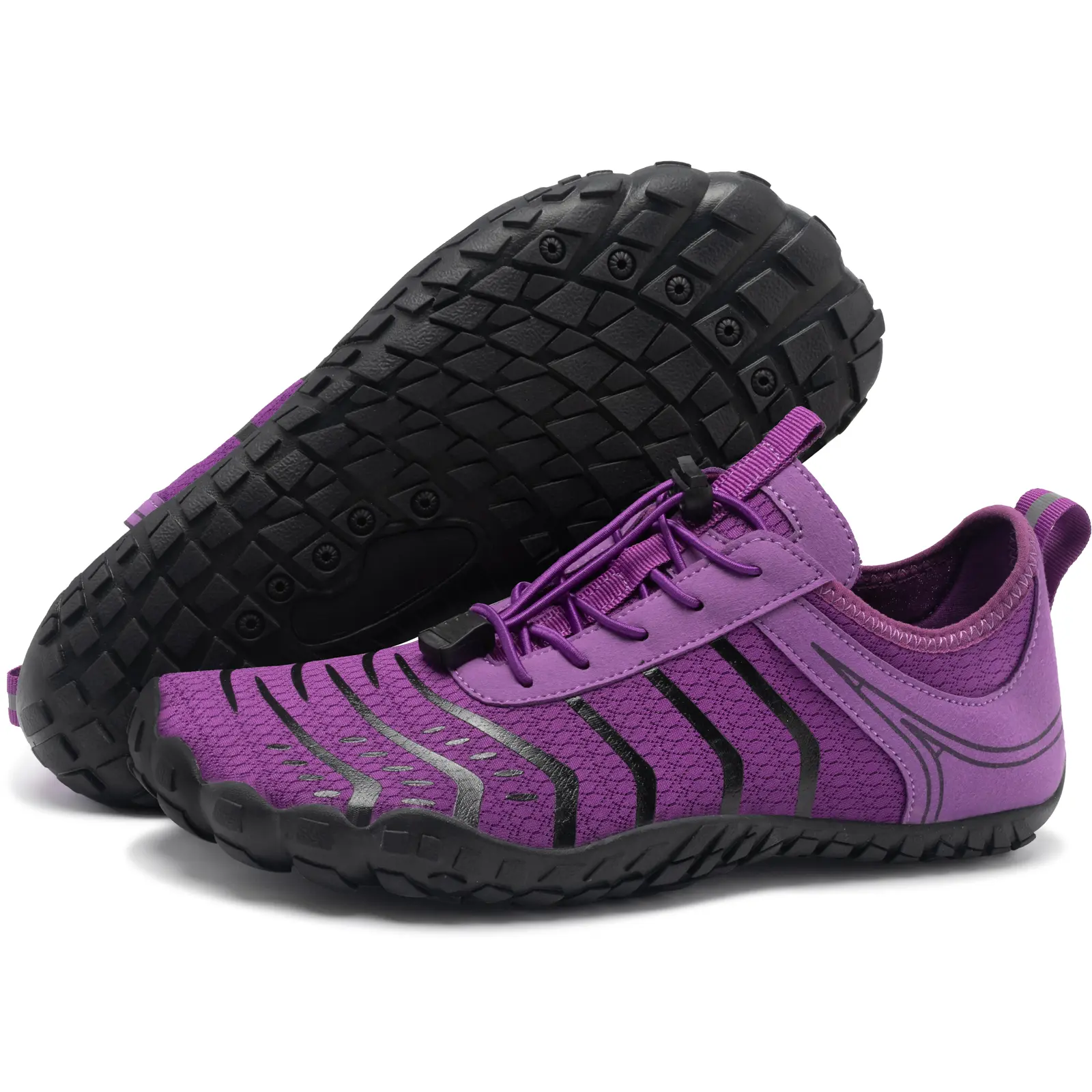 2026 Pro Barefoot Shoes - Wide Toe Box, 0 Drop, Slight Arch Support, Breathable, Non-Slip, Flexible All-Terrain Sneakers for Running, Off-Road Casual Trainers, Women's Shoes