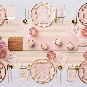 Hey Baby Girl Pink Tablescape
