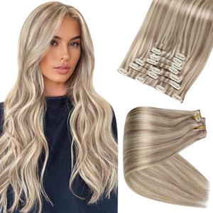 Full Shine Seamless Clip In Human Hair Extension Straight Hair 120g 8 Pcs Easy to Apply Natural Straight Remy Hairpiece #DealsForYouDays