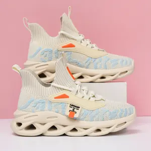 2026 New Women's Casual Dad Shoes Youth Breathable Elastic Flyknit Sock Sneakers