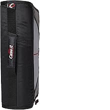 Case-it Mighty Zip Tab School Zipper Binder | 3-Inch O-Rings, 600-Sheet Capacity, 5-Subject Expanding File Folder, Multiple Pockets & Storage Organizer, Shoulder Strap | D-146 Light Blue Daisy