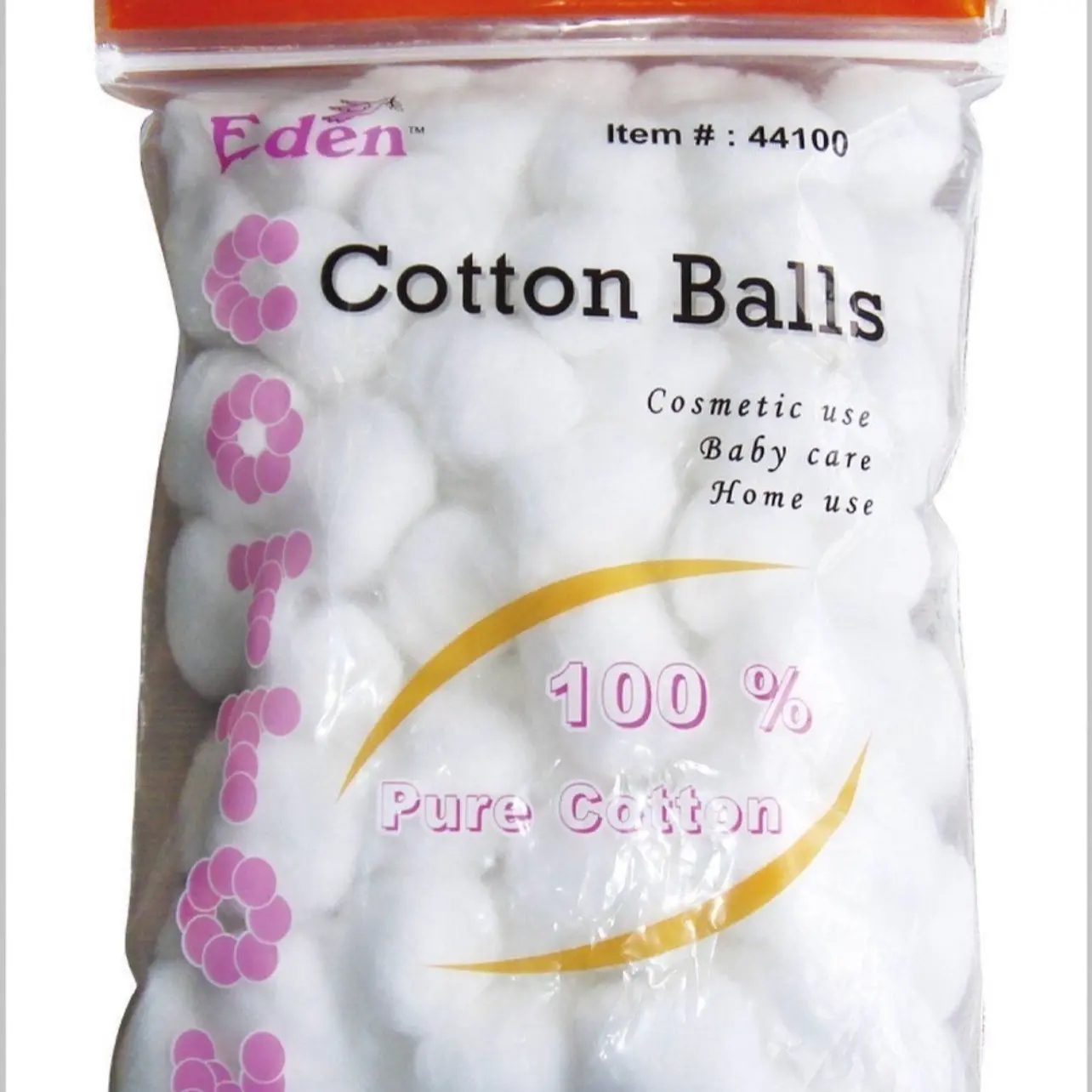 Eden 100 CT Large Cotton Balls Pack Eden 100 CT Large Cotton Balls Pack
