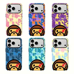 Bape Protective Camo Streetwear  Case Suitable for iPhone 17/16/15/14/13/12/11 ProMax/Plus and Samsung Galaxy S23FE/22/23