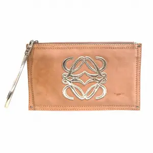 Pre-owned Loewe Suede Tote Bags Anagram Flat Pouch
