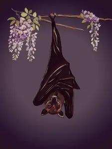 Hanging Bat Decor Spooky