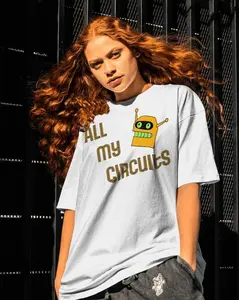All My Circuits Tshirt - graphic tees,futurama shirt