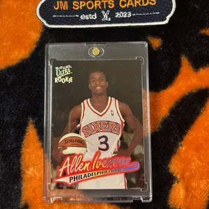 Ultra Fleer Rookie Allen Iverson 96'97' Philadelphia 76ers Basketball Card