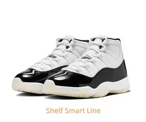 White leather + Black patent + Gold accents. These highs are pure legend