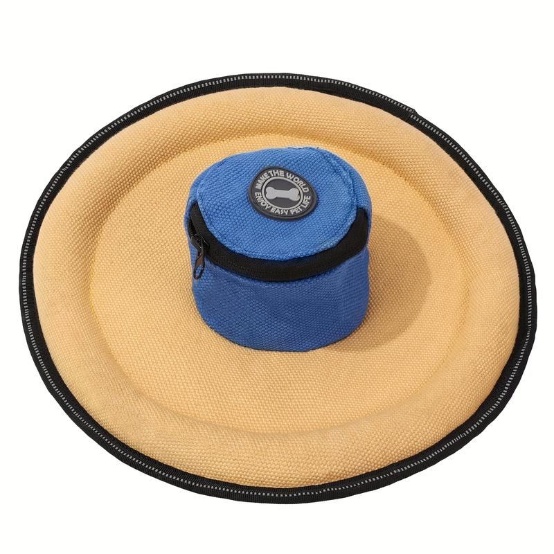 Dog Frisbee Toy With Built-In Treat Pouch, Interactive Fetch Toy, Suitable For Outdoor Exercise And Agility Training, Pet Reward Toy, Ideal For Small, Medium, And large Dogs To Catch And Fetch.