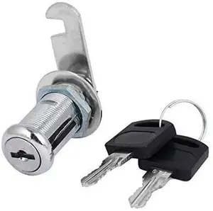 YUEWO Cabinet and Drawer Locks 19mm x 25mm(1" in) Thread Security Cylinder Cam Lock with 2 Keys