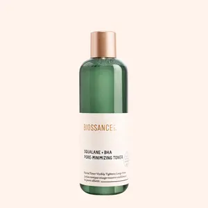 Biossance Squalane + 2% BHA Pore Minimizing Toner - Hydrating & Gentle Exfoliating Facial Toner for Smooth Skin - Reduces Pores & Moisturizes - Natural BHA & Squalane for Daily Use