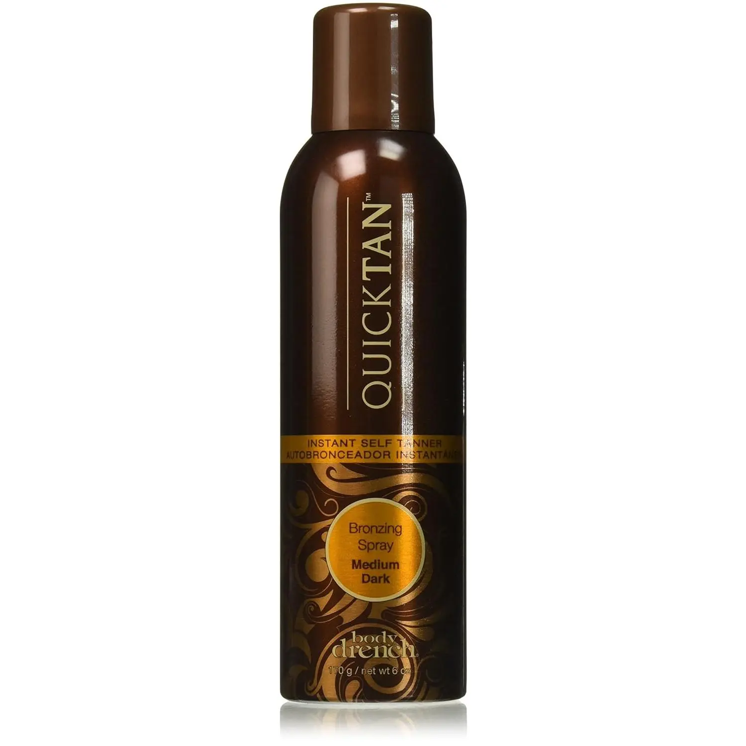 Body Drench Quick Tan Instant Self Tanning Spray, Medium Dark, 6 oz (Pack of 3)