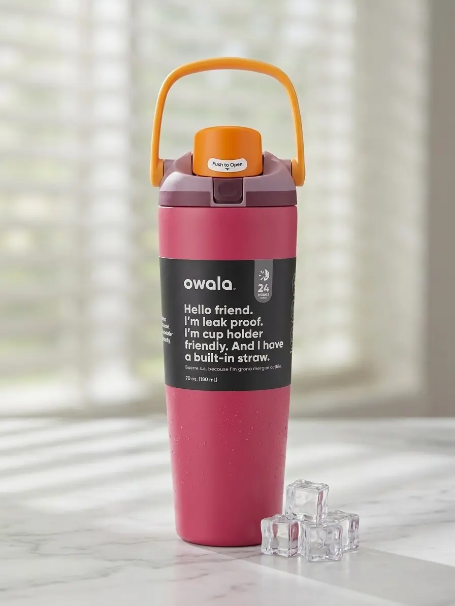 Leak-Proof Cup Holder Friendly Tumbler with Built-In Straw 30 oz Pink Bottle Drinkware Stylish Water Bottles Beverage Mug Portable Bottled Reusable Washable Flasks travel