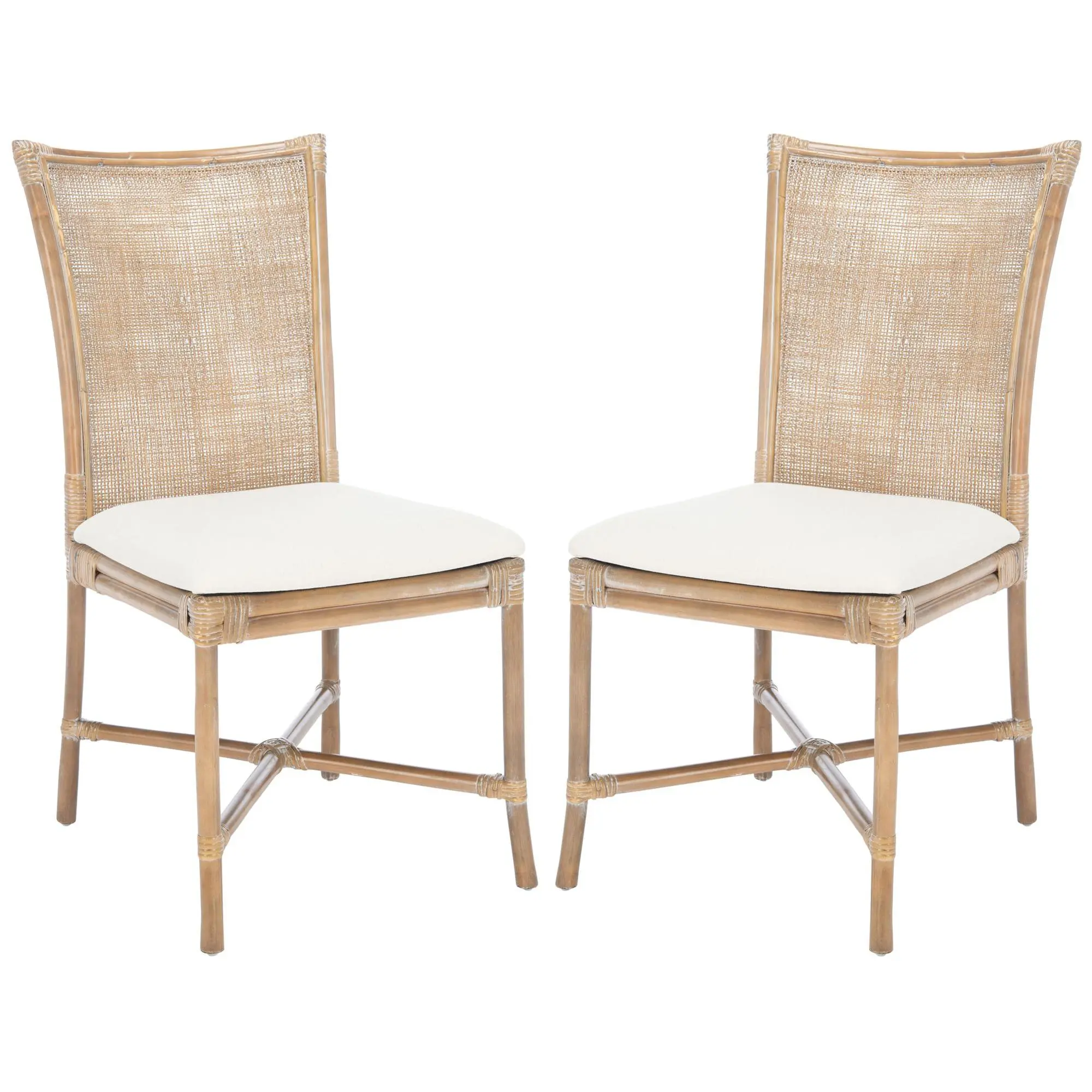 Safavieh Chiara Rattan Accent Chairs (Set of 2)