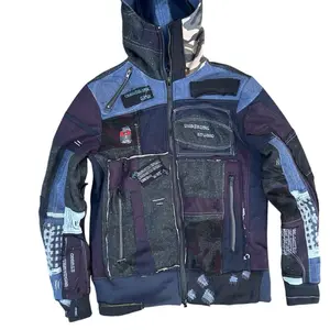 Small / Medium Hoodie by Studio - Abstract Design and Zipper Details