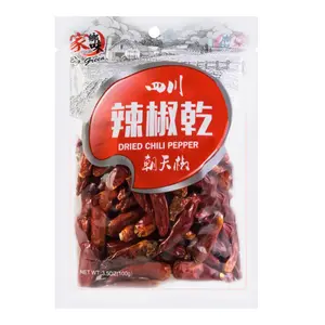 BIG GREEN Sichuan Facing Heaven Dried Chili Peppers - Authentic Hometown Flavor, 100g