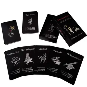 Time Island Lucky Tarot Card Set, 54 Cards for Divination & Mystery Reading, Party Game, Christmas Gift Choice
