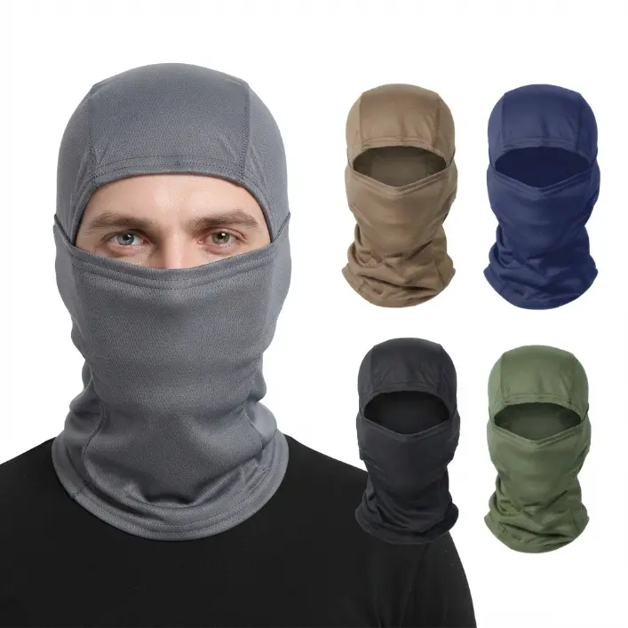 5Pcs Sun Protection Balaclava Full Face Masks for Men, Women - Breathable Mesh UV Shield, Stretch Cooling Headgear for Cycling, Skiing ski cat unisex resistant