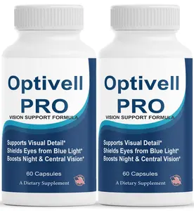 (2 Pack) Optivell Pro Vision Capsules, Optivell Advanced Formula Capsules