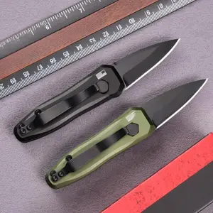 K7500 Small Tactical Folding Knife, with an aviation-grade aluminum alloy handle, high-hardness blade, suitable for outdoor barbecue, camping, and survival (ECD). 12cm in length and weighing 40g, it makes a perfect gift.