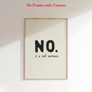 Vintage Wall Art Print, Inspirational Quote Canvas Painting, Cute Motivational Poster for Living Room & Bedroom Decor Gift Idea, Wall Art Decoration