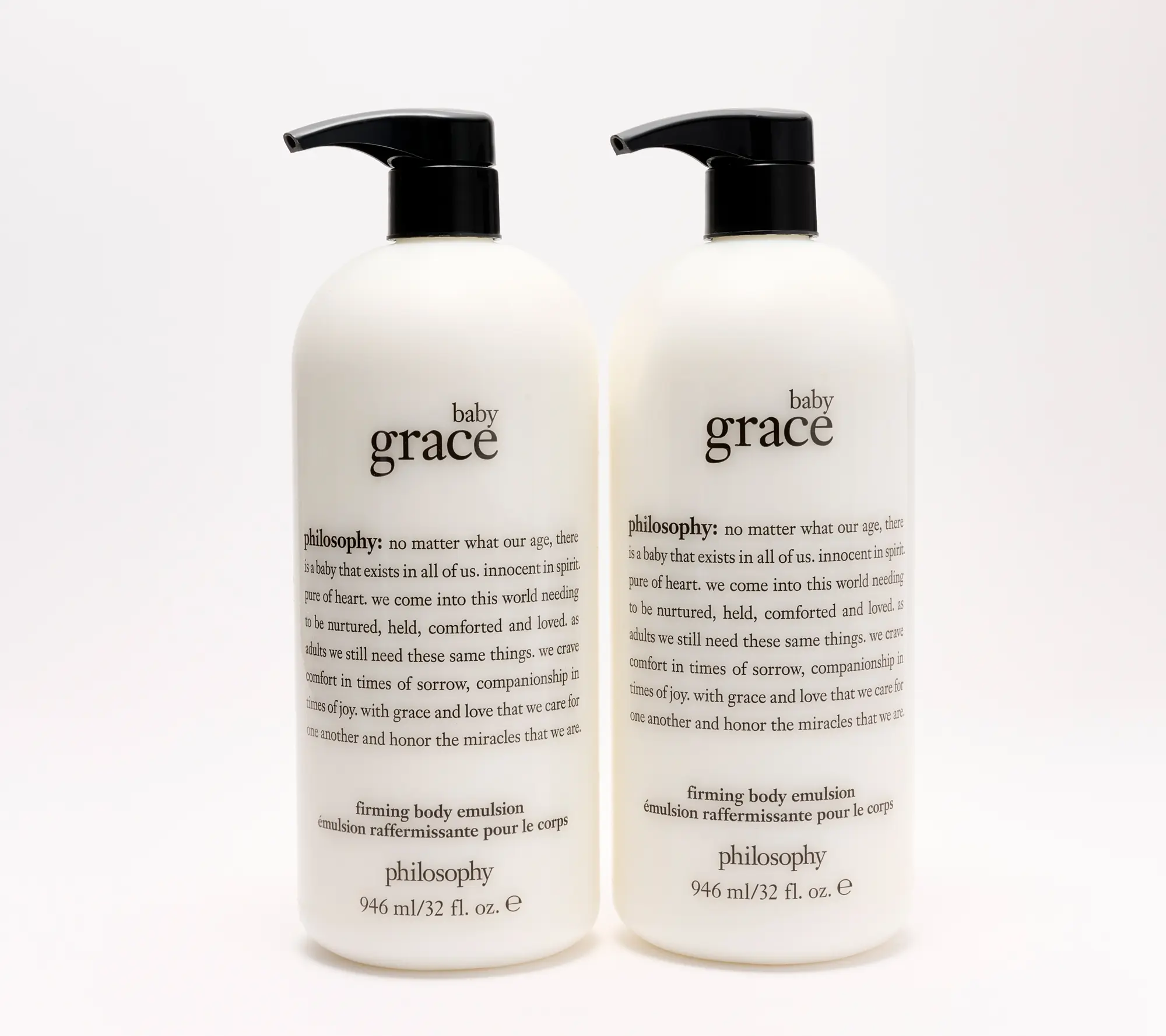 philosophy supersize fragranced body lotion 32oz duo
