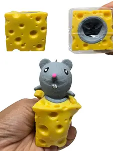 Cheese Mouse Squishy Stress Relief Fidget Toy
