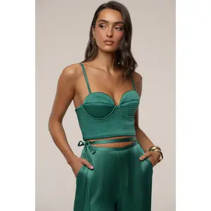 Emerald Thalia Textured Bustier
