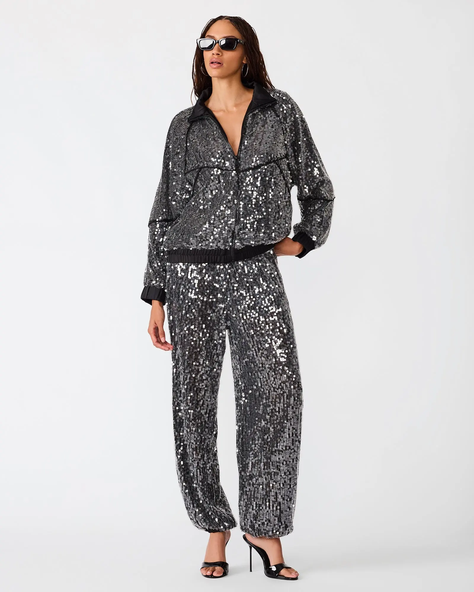 JACEY JACKET BLACK SEQUIN JACEY JACKET BLACK SEQUIN