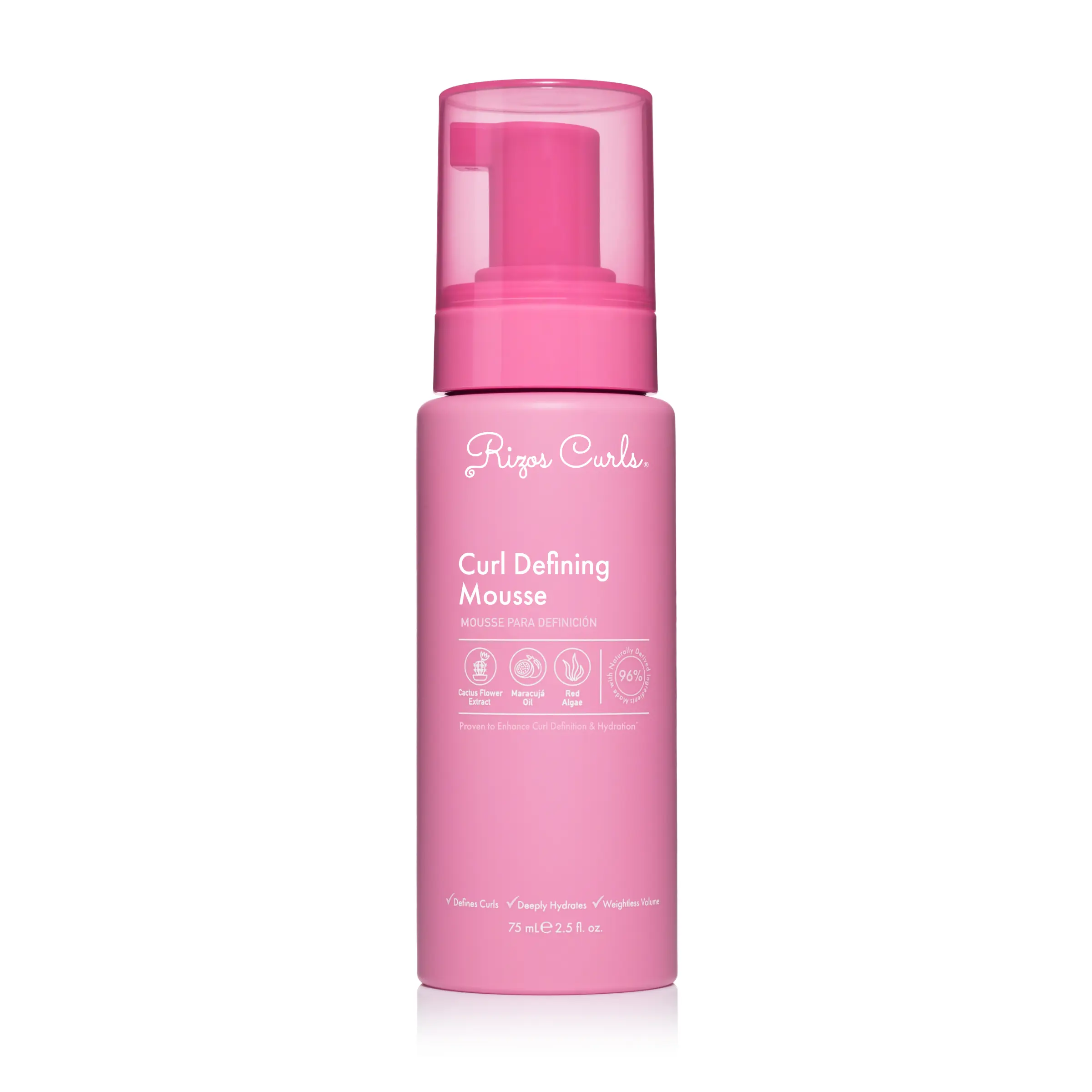 Rizos Curls Travel Size Curl Defining Mousse, lightweight foam, for hydrated, frizz-free curls Rizos Curls Travel Size Curl Defining Mousse, lightweight foam, for hydrated, frizz-free curls