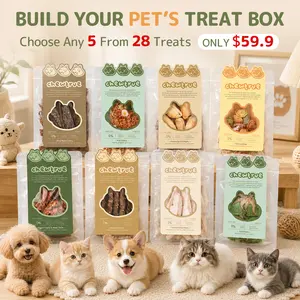 $59.9 Pick Any 5 Out Of 28 Full-Size Varieties,ChewTrue  Pet Treats, Human-Grade Natural Ingredient Snacks for Dogs & Cats