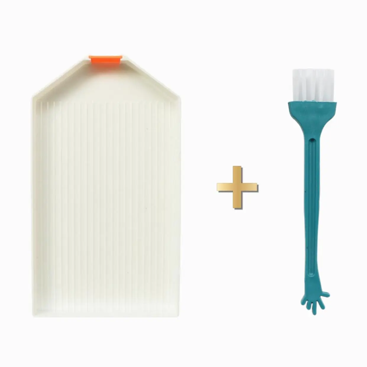 2pcs Diamond Painting Tool Kit, Including Diamond Painting Plate & Brush, DIY Diamond Painting Supplies For Home Decoration