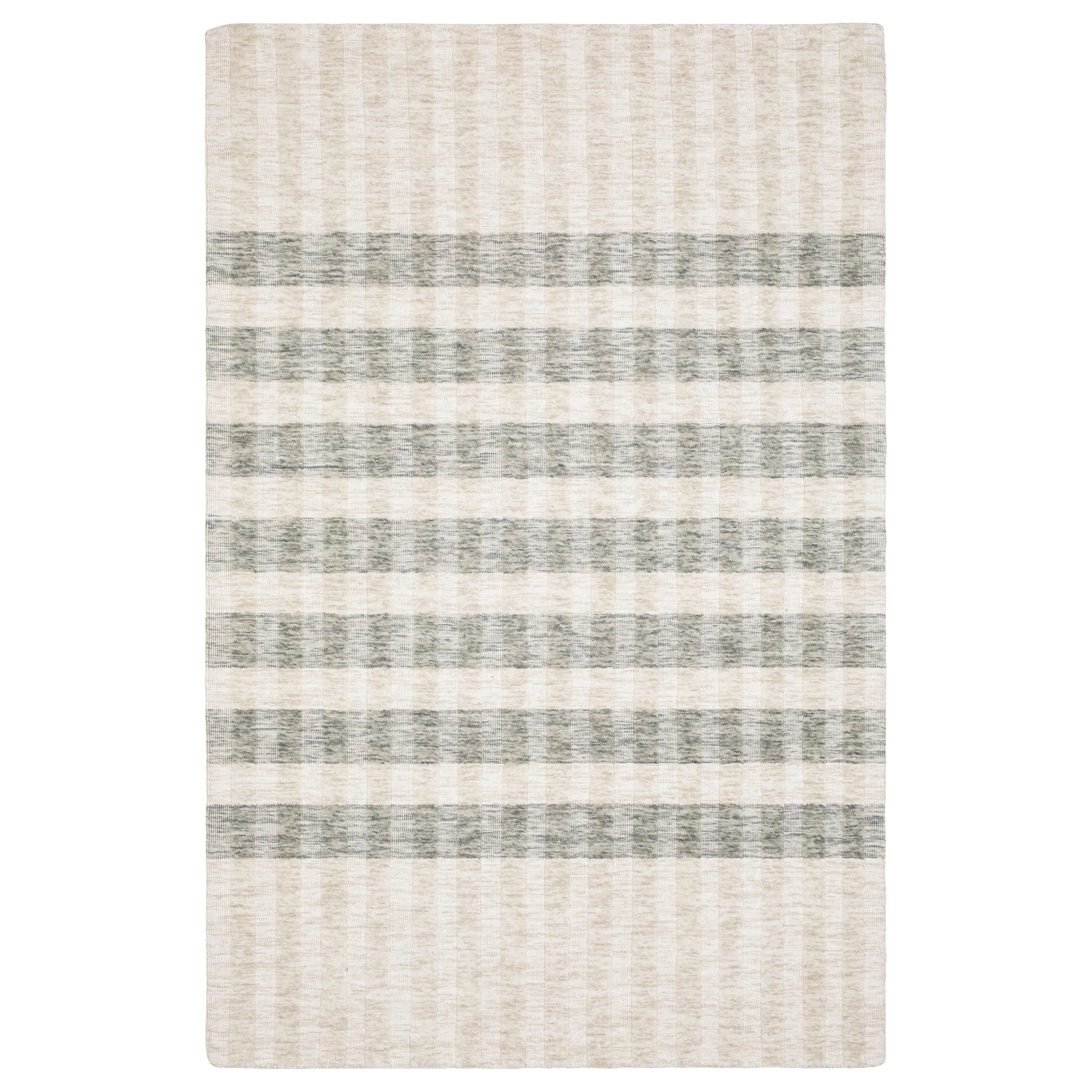 Oriental Weavers Thatcher THA01 Beige Grey Scandinavian Hand-Loomed Rug
