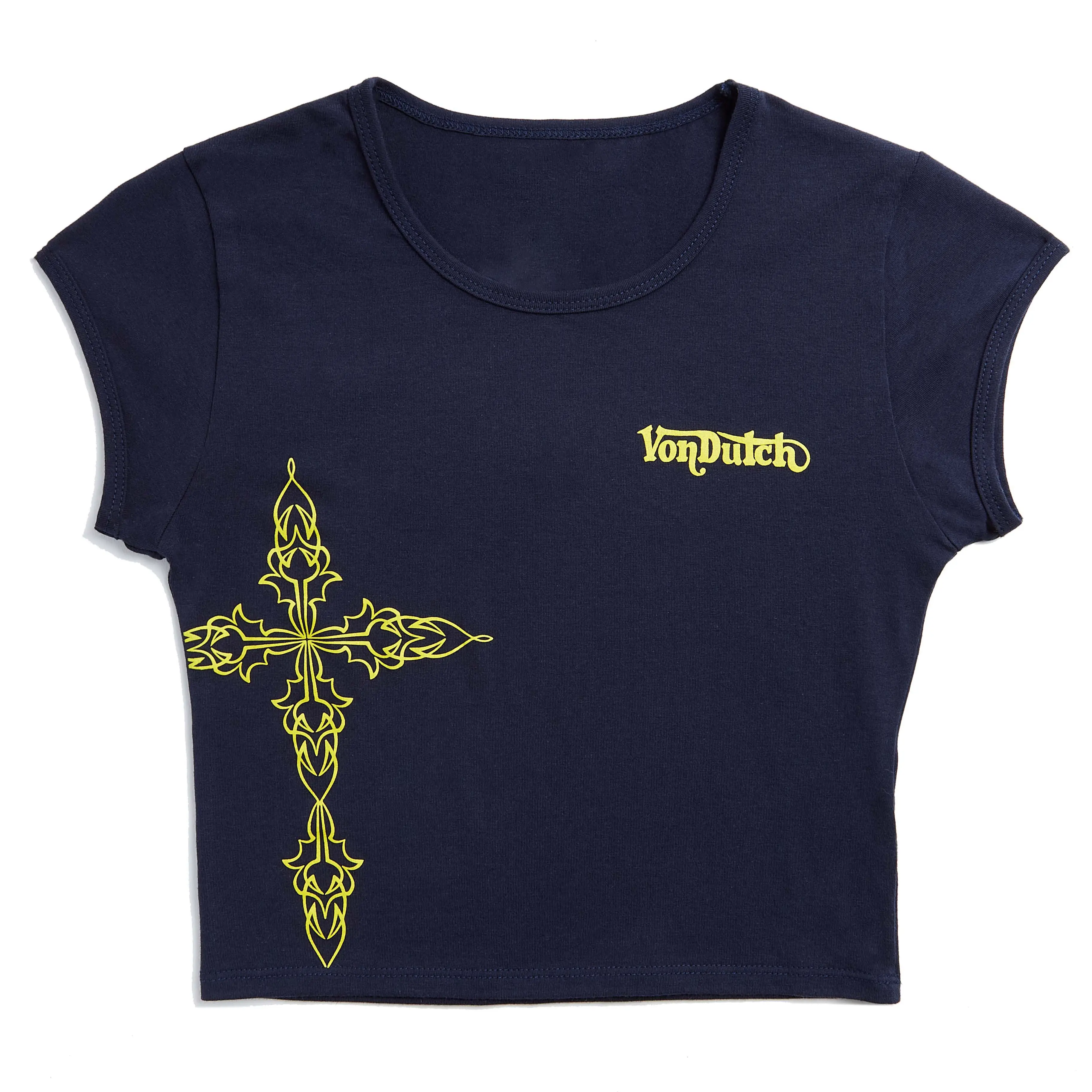 Von Dutch Navy Blue and Yellow Chopper Cross Baby 