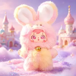 Samuel Colorful Rabbit Blind Box Plush Pendant | Cute Kawaii Bag Charm Collectible