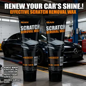 NUAN Scratch Fix Paste for Cars, 2026 Car Scratch Repair Wax Kit with Polishing Wipe & Sponge