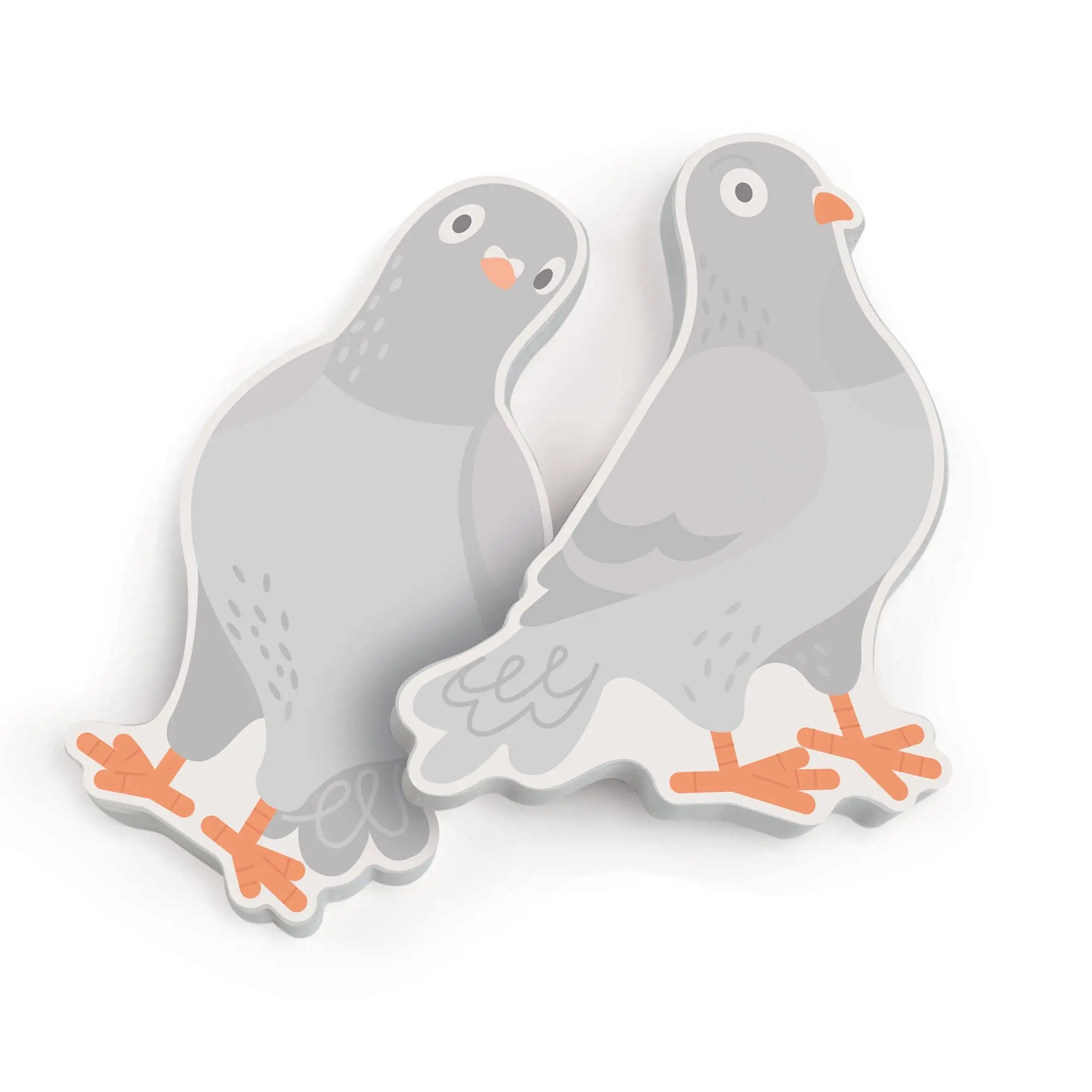 MESSENGER PIGEON Sticky Notes Set of 2 Pads 75 Sheets Each for Reminders Lists and Messages
