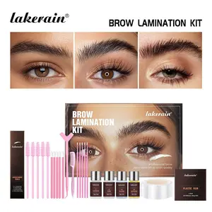 Eyebrow Lamination Kit, 1 Count Eyebrow Perming & Tinting Kit, Professional Eyebrow Makeup Tool, for Women & Girls, Cosmetic, Brow Treatment Set, Eyebrow Dye Kit