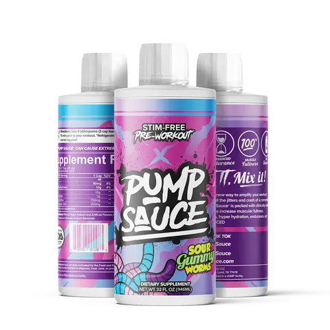 Pump Sauce Liquid Glycerol Stim-Free Pump Pre-Workout