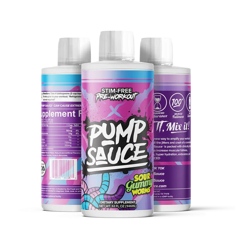 Pump Sauce Liquid Glycerol Stim-Free Pump Pre-Workout