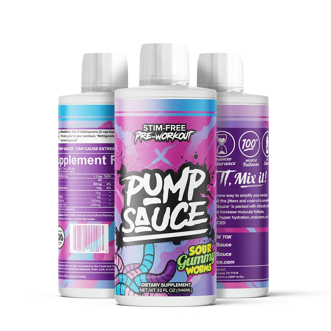 Pump Sauce Liquid Glycerol Stim-Free Pump Pre-Workout