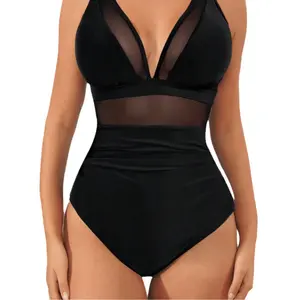 Women’s One-Piece Tankini Suit Swimwear Fashion Slimming Tummy Control Beach Vacation Bathing Suit