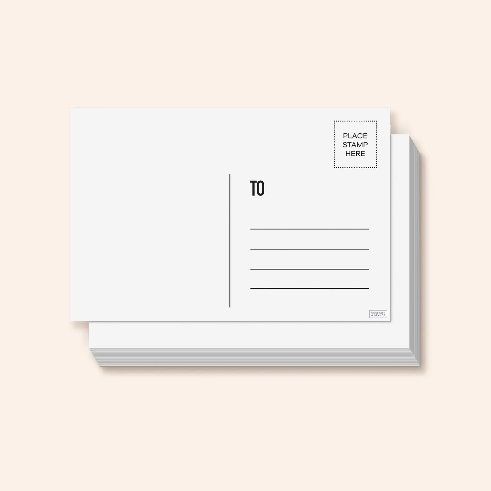 Plain White Postcards | Set of 60