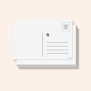 Plain White Postcards | Set of 60