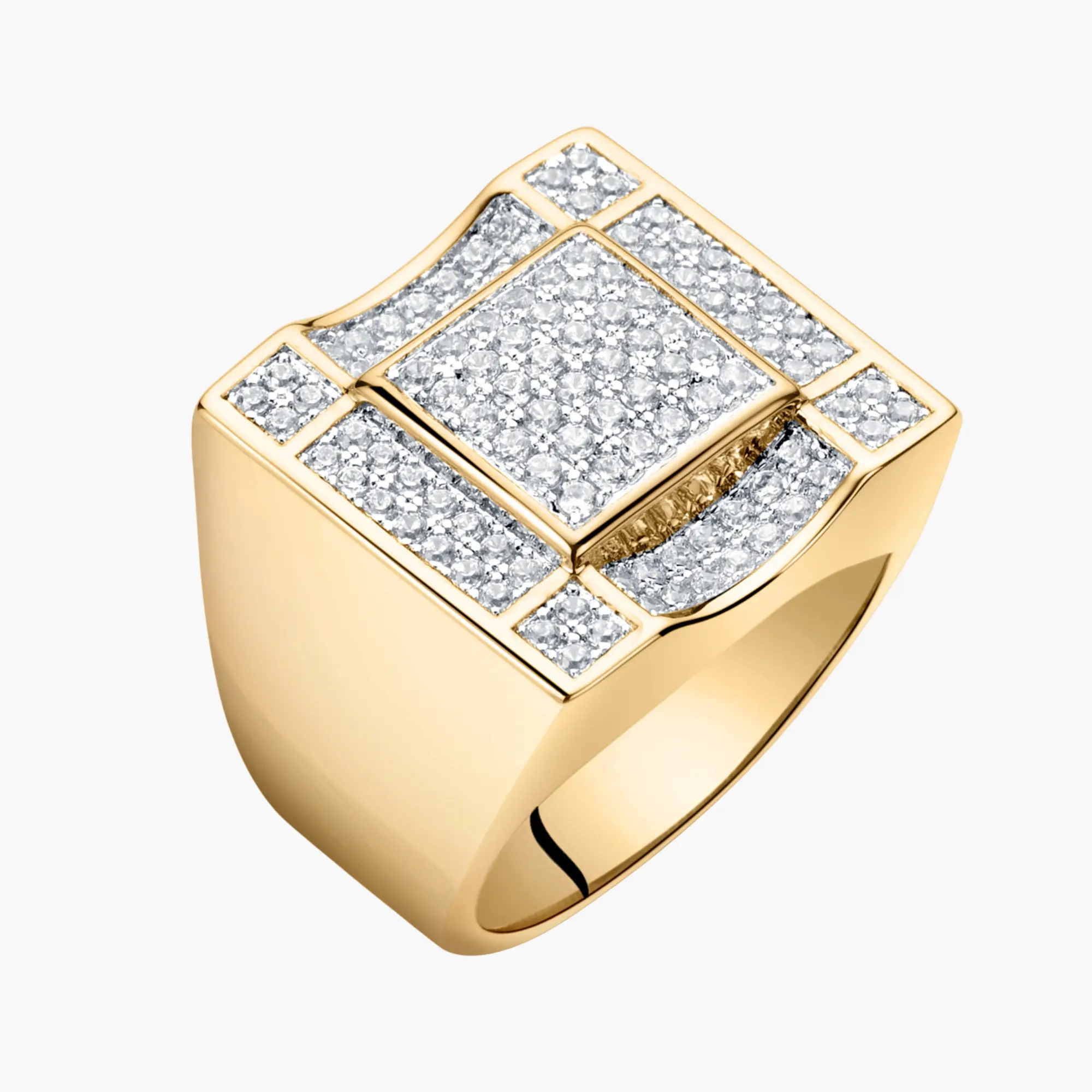 Men's Godfather Statement Ring Daily Birthday Anniversary Male
