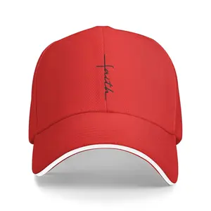 Red Faith Cross Cap