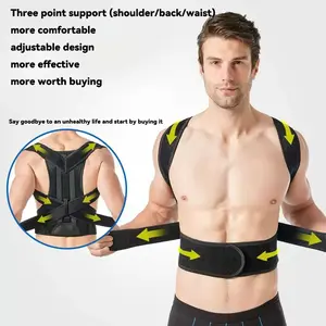 Posture Corrector For Men And Women - ( Order A Size Up ) - Back Brace For Lumbar Support And Upright, Breathable Back Straightener Back Corrector Posture Improve And Neck, Back Slim Fit Posture Support Tank Top Adjustable Posture Correction Belt