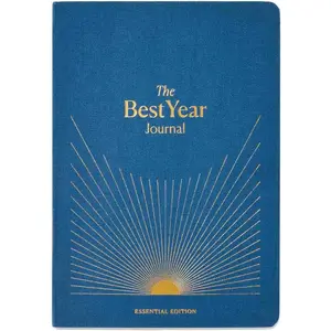 Year Journal Essential - Express  Year Self Growth Planner - Blue