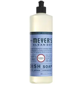 Mrs. Meyer's Clean Day Liquid Dish Soap, Bluebell Scent, 16 ounce bottle